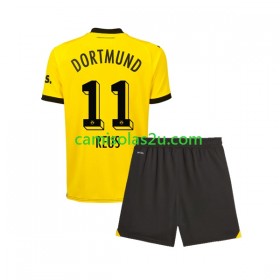 Camisolas de futebol Borussia Dortmund Marco Reus 11 Criança Equipamento Principal 2023/24 Manga Curta